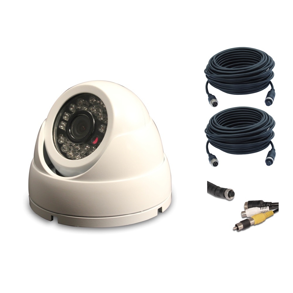 Caravan CMOS 420TVL Camera Kit with 7.5m/15m Cable, & RCA Adaptor